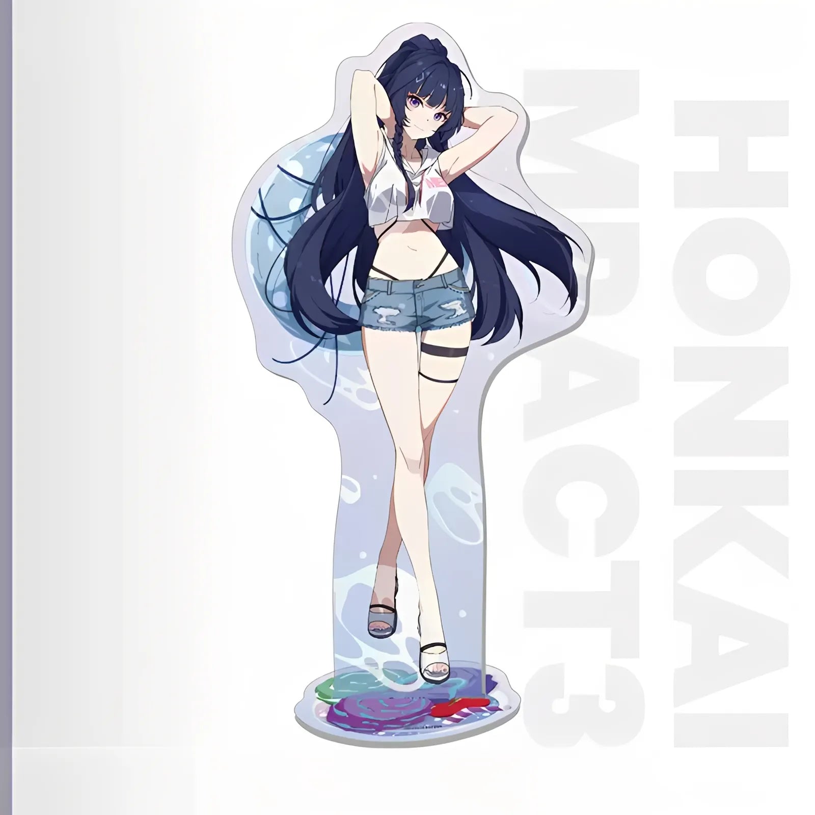Honkai Impact 3 Raiden Mei Leisure Summer Series acrylic stand anime figure display