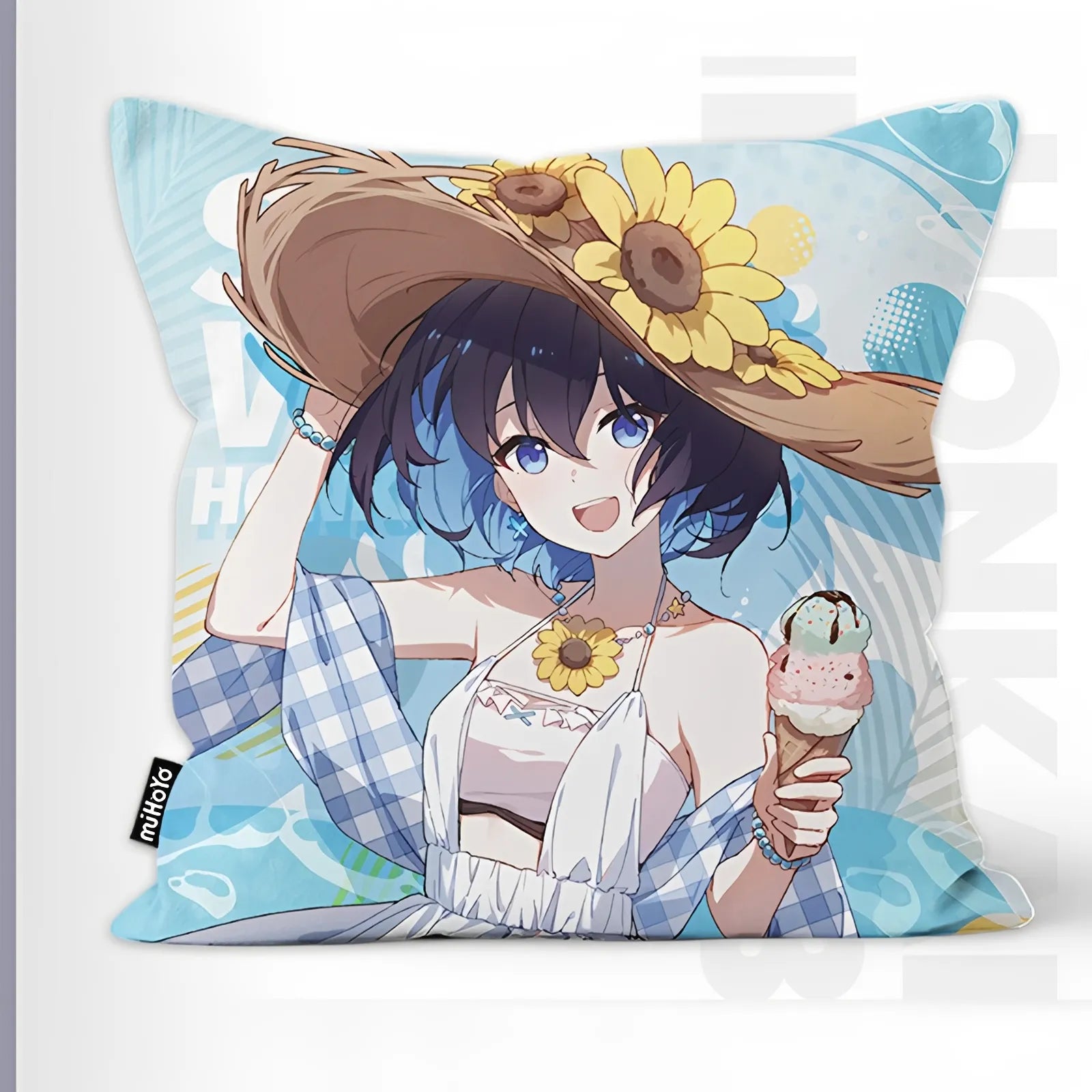 Honkai Impact 3 Seele Vollerei Leisure Summer Series plush pillow anime cushion