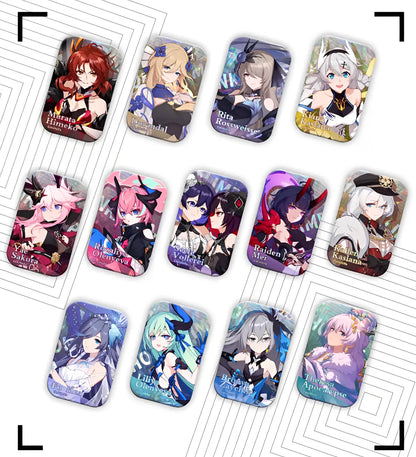 Honkai Impact 3 Valkyrie square badge blind box packaging