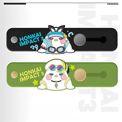 Honkai Impact 3rd Astral Assembly series silicone phone strap stand collection featuring chibi mascot design PVC phone holder accessory