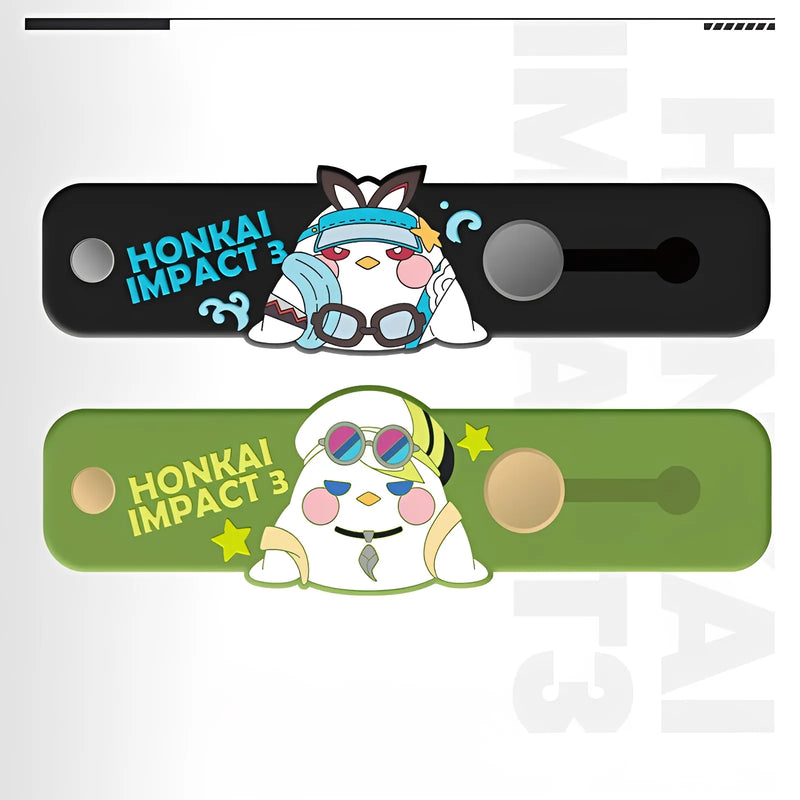Honkai Impact 3rd Astral Assembly series silicone phone strap stand collection featuring chibi mascot design PVC phone holder accessory
