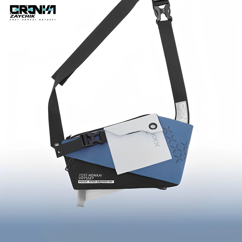 Full view of Honkai Impact 3rd Bronya Silverwing Series chest bag anime techwear accessory