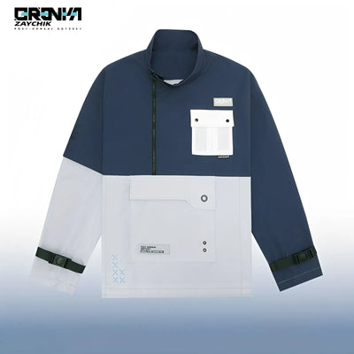 Bronya Silverwing themed jacket side view Honkai Impact 3rd anime outerwear with tactical strap sleeve design