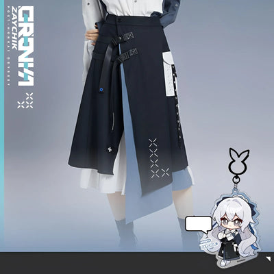 Honkai Impact 3rd Bronya Silverwing Rebirth long skirt anime apparel asymmetric design cosplay fashion