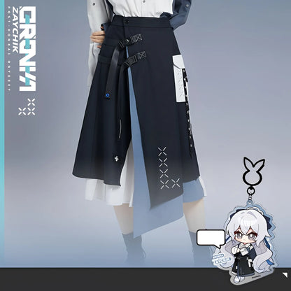 Honkai Impact 3rd Bronya Silverwing Rebirth long skirt anime apparel asymmetric design cosplay fashion