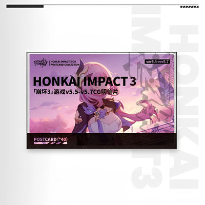 Honkai Impact 3rd CG postcard set collectible art postcard