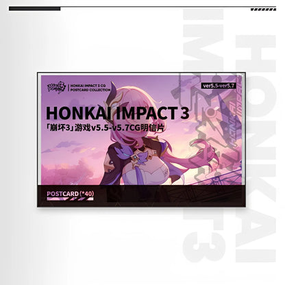 Honkai Impact 3rd CG postcard set collectible art postcard