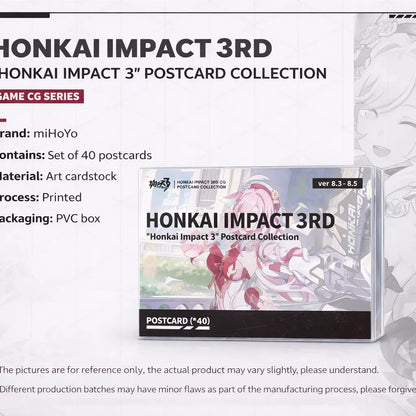 Honkai Impact 3rd CG postcard set collectible art postcard