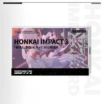 Honkai Impact 3rd CG postcard set character design illustration