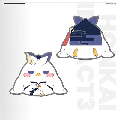 Honkai Impact 3rd Chiyuan Party Series rubber clip Fu Hua chibi mascot PVC accessory