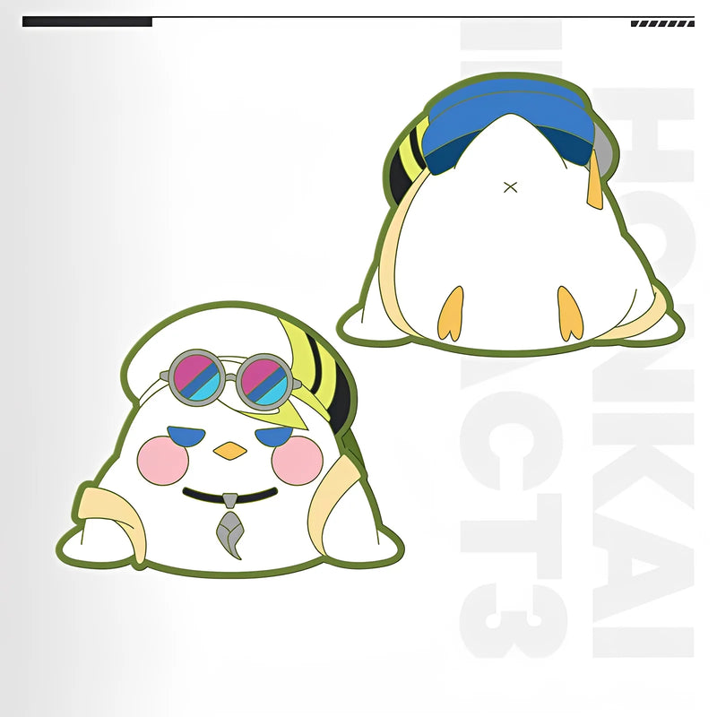 Honkai Impact 3rd Chiyuan Party Series rubber clip Kiana chibi mascot PVC accessory