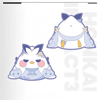 Honkai Impact 3rd Chiyuan Party Series rubber clip Raiden Mei chibi mascot PVC accessory