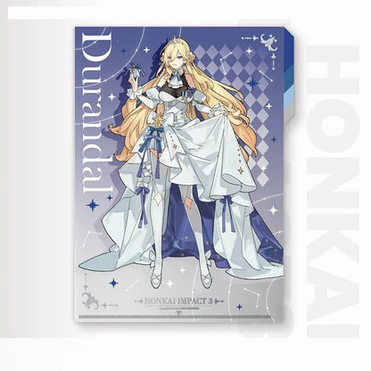 Honkai Impact 3 Durandal Valkyrie Multi Layer File Folder A4