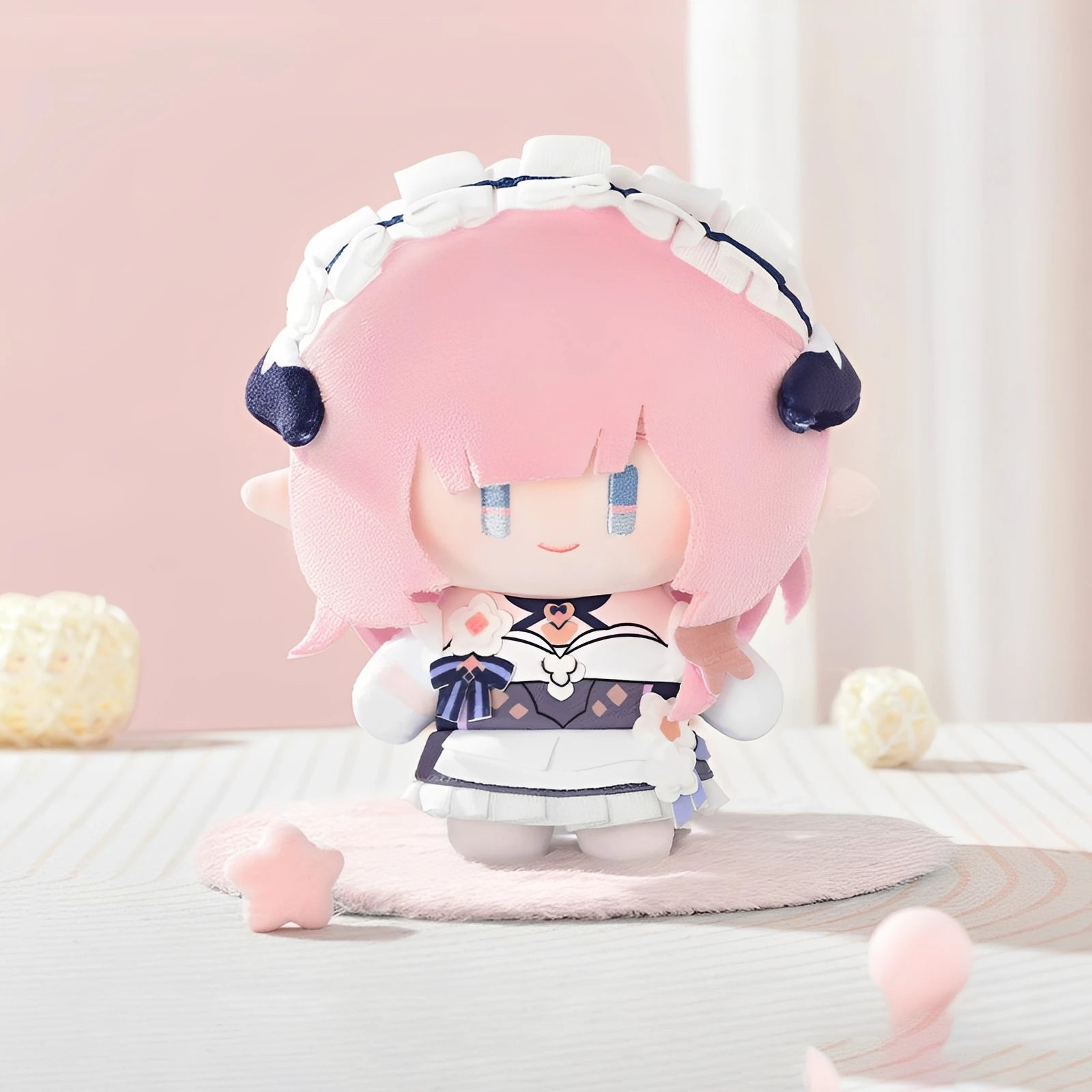 Chibi plush doll of Elysia from Honkai Impact 3rd