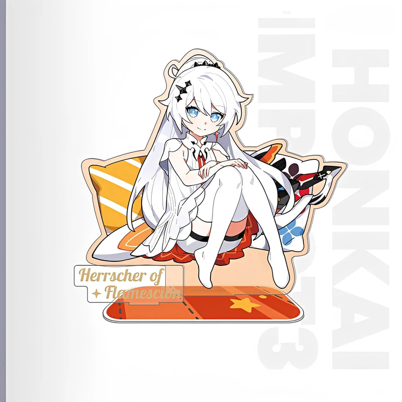 Honkai Impact 3rd Herrscher Chibi Series acrylic stand featuring Kiana as Herrscher of Flamescion