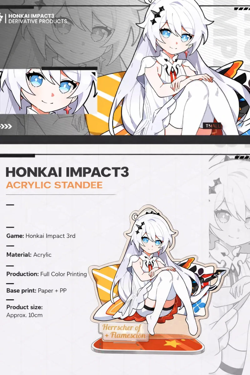 Honkai Impact 3rd Herrscher Chibi Series acrylic stand product details material printing and size