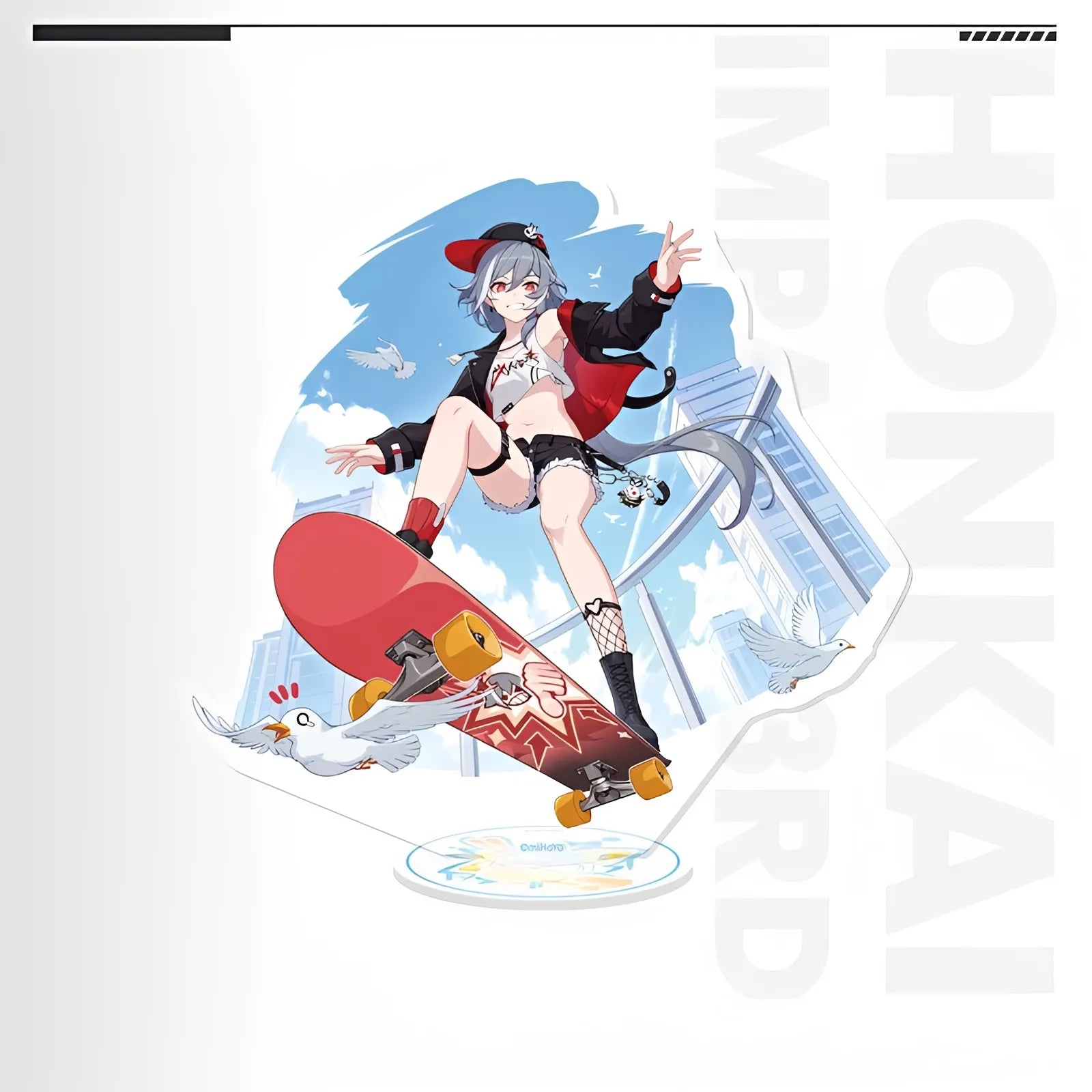 Honkai Impact 3rd Herrscher of Sentience Skateboard Stigmata Acrylic Stand