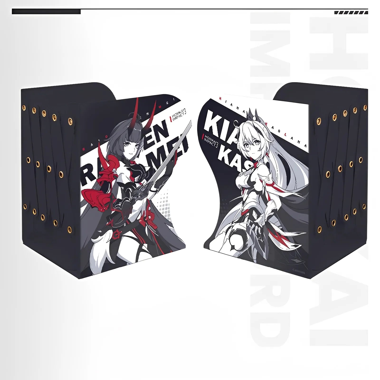 Honkai Impact 3rd Kiana Kaslana Raiden Mei Expandable Metal Bookends