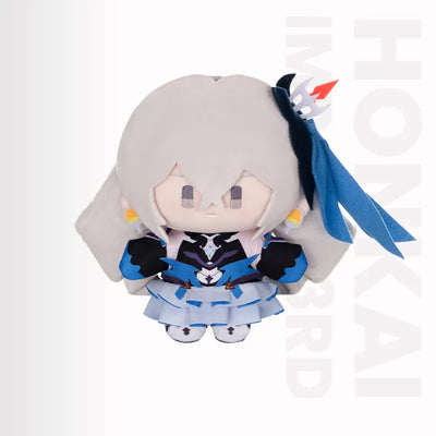 Honkai Impact 3rd Bronya Zaychik chibi plush doll on white background
