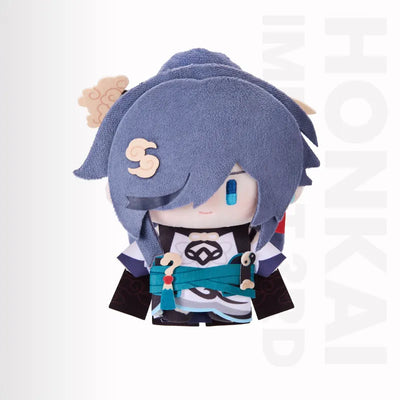 Honkai Impact 3rd Fu Hua chibi plush doll on white background