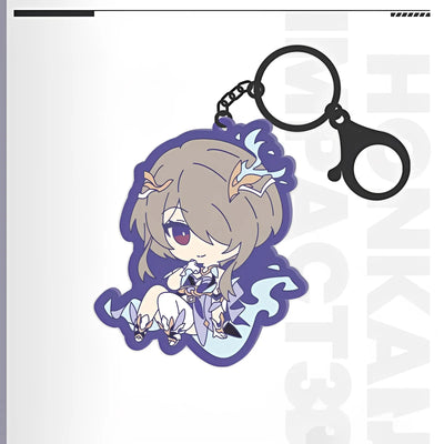 Honkai Impact 3rd Rita Rossweisse chibi soft rubber keychain design