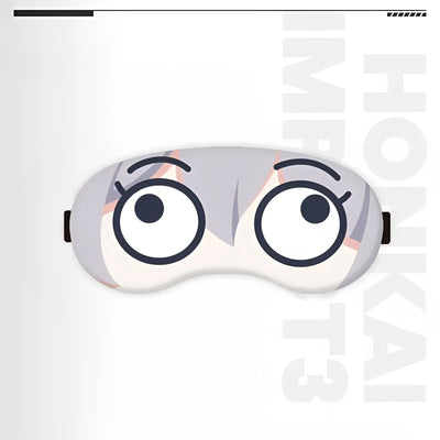 Honkai Impact 3rd Theresa plush sleep eye mask cute character design soft sleep mask cosplay accessory