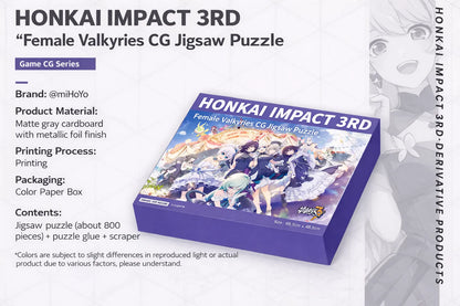 Honkai Impact 3rd Valkyries CG Jigsaw Puzzle Product Details