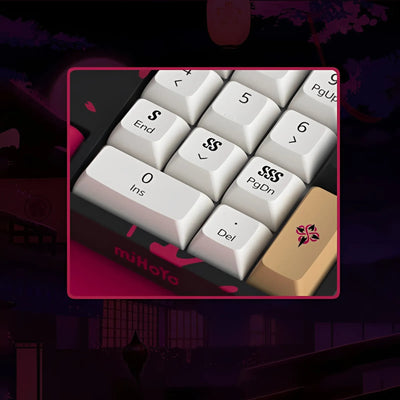 Honkai Impact 3rd Yae Sakura Mechanical Keyboard Keycap Design Detail
