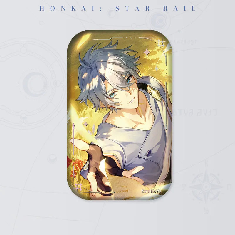 Honkai: Star Rail A Dream Scented in Wheat Light Cone Tinplate Badge