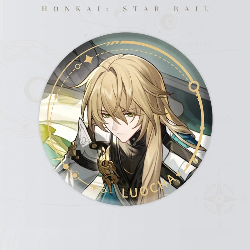 Honkai: Star Rail Luocha Abundance tinplate badge