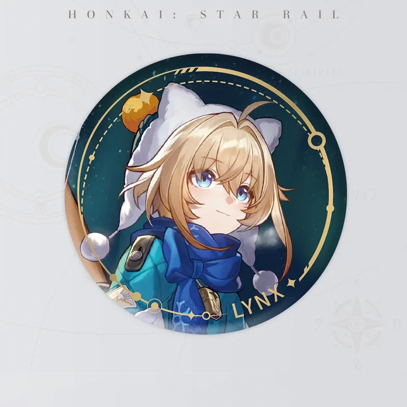 Honkai: Star Rail Lynx Abundance tinplate badge