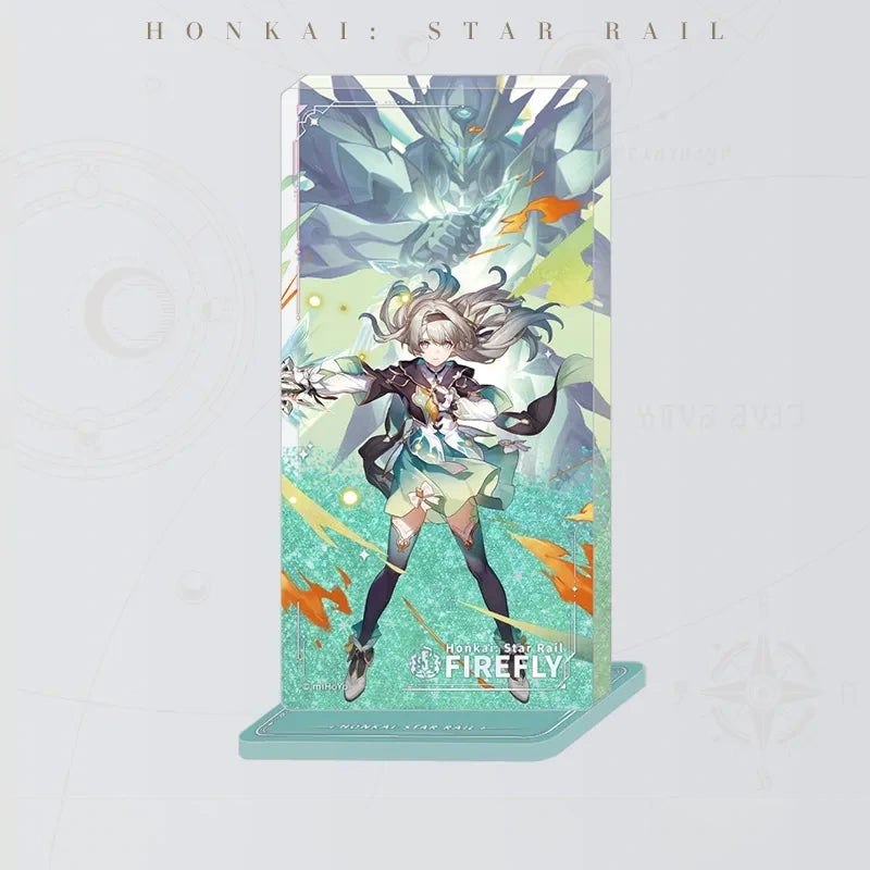 Firefly Character Artwork Series Glitter Sand Acrylic Standee