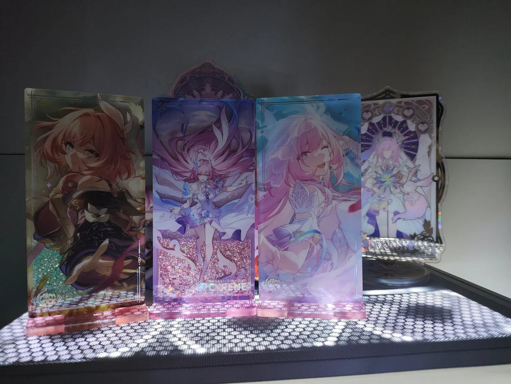 Honkai: Star Rail Character Artwork Series Présentoir Acrylique à Sable Pailleté