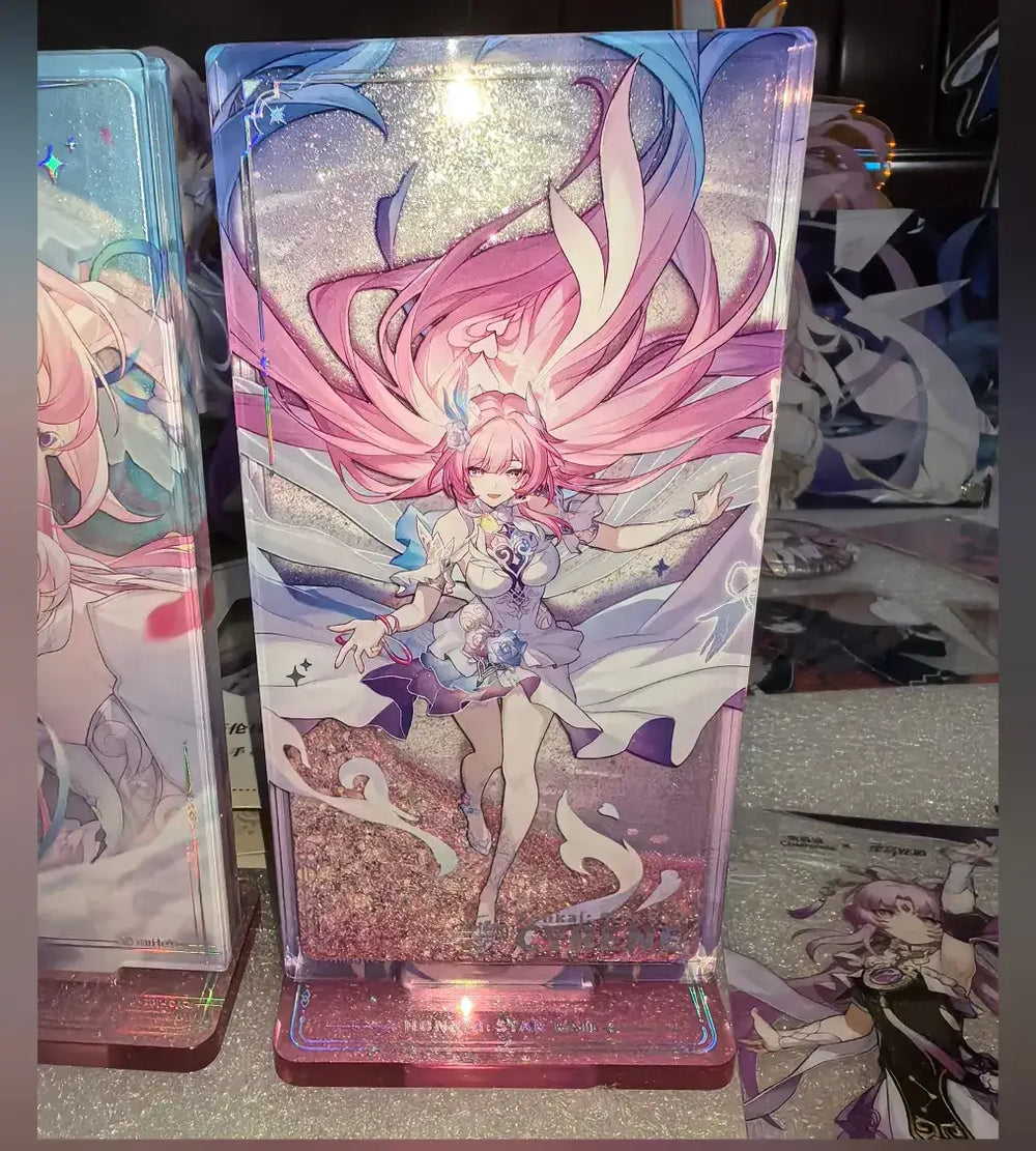Honkai: Star Rail Character Artwork Series Présentoir Acrylique à Sable Pailleté