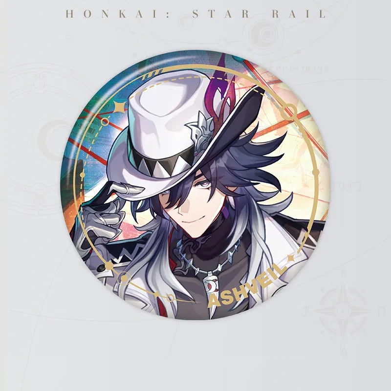 Honkai: Star Rail Character Artwork Series The Hunt Badge featuring Ashveil