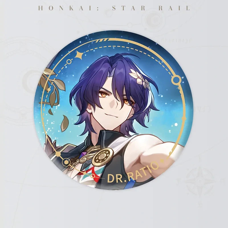 Honkai: Star Rail Character Artwork Series The Hunt Badge featuring Dr. Ratio