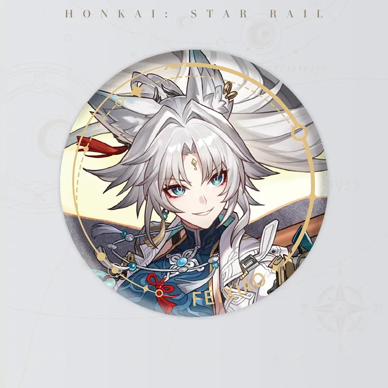 Honkai: Star Rail Character Artwork Series The Hunt Badge featuring Feixiao