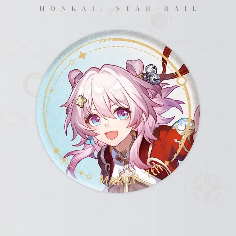 Honkai: Star Rail Character Artwork Series The Hunt Badge featuring March 7th