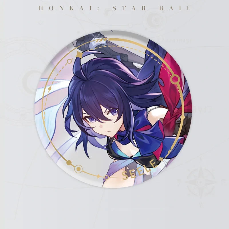 Honkai: Star Rail Character Artwork Series The Hunt Badge featuring Seele