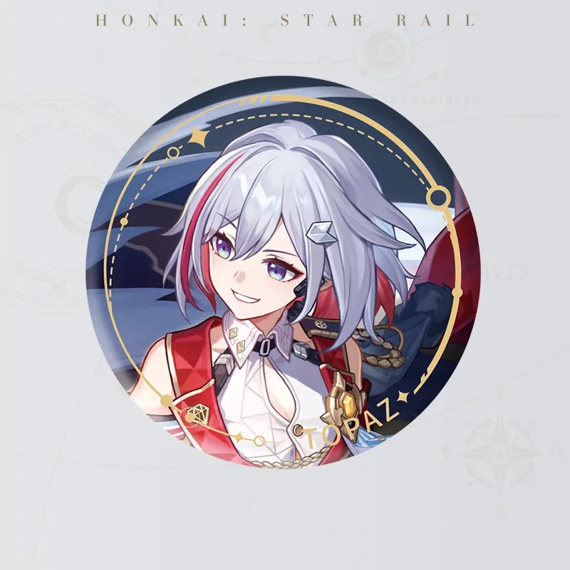 Honkai: Star Rail Character Artwork Series The Hunt Badge featuring Topaz