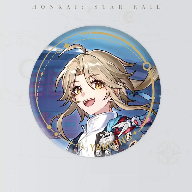 Honkai: Star Rail Character Artwork Series The Hunt Badge featuring Yanqing