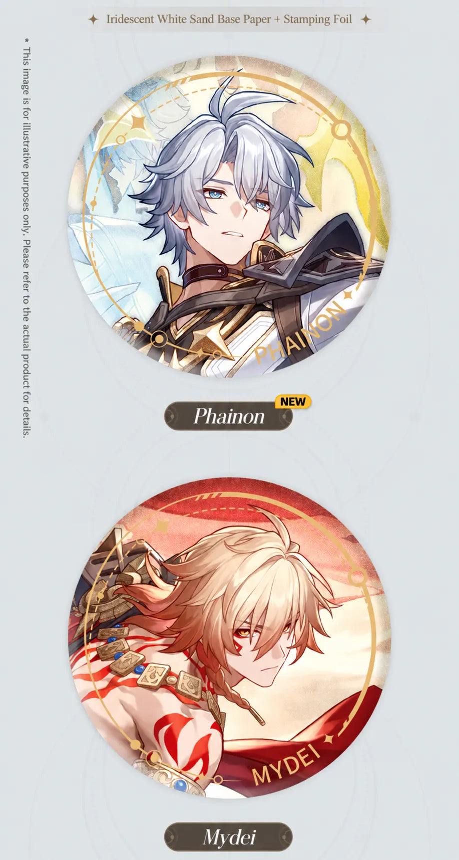 Phainon and Mydei Destruction badge details