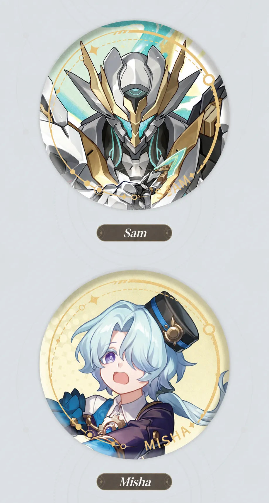 Sam and Misha Destruction badge details