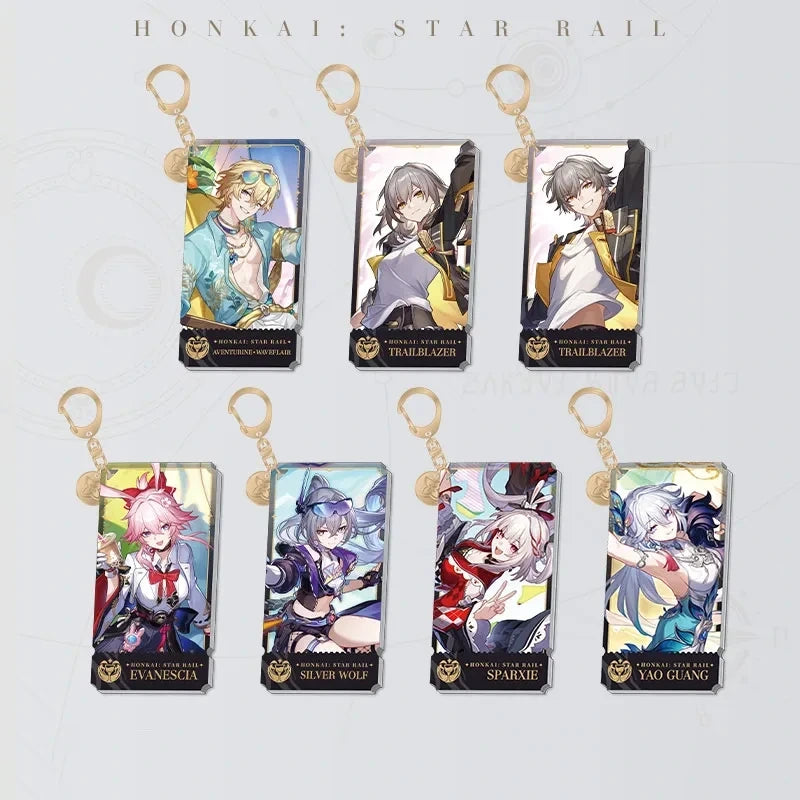 Honkai: Star Rail Character Artwork Series Elation Acrylic Charms collection