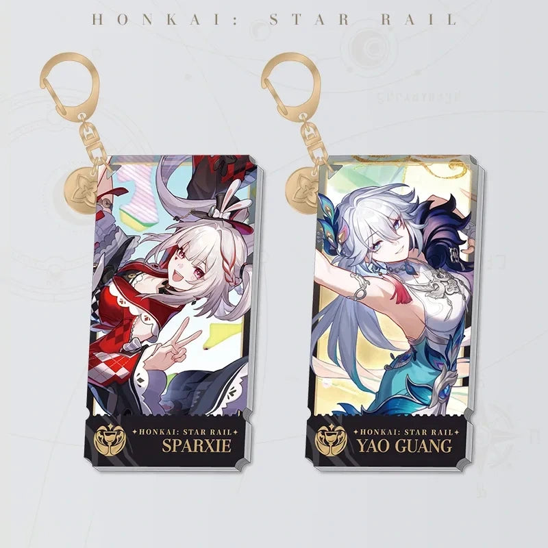 Honkai: Star Rail Character Artwork Series Elation Acrylic Charms collection display
