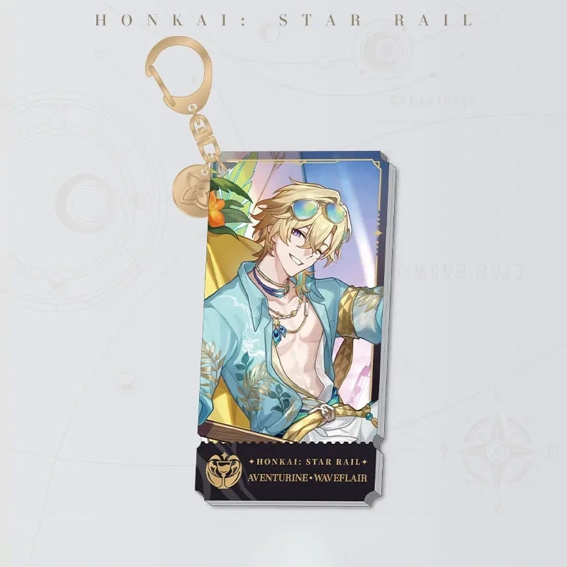 Honkai: Star Rail Character Artwork Series Aventurine • Waveflair acrylic charm