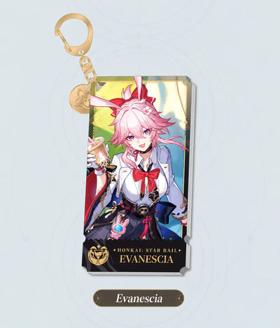 Evanescia Elation acrylic charm details