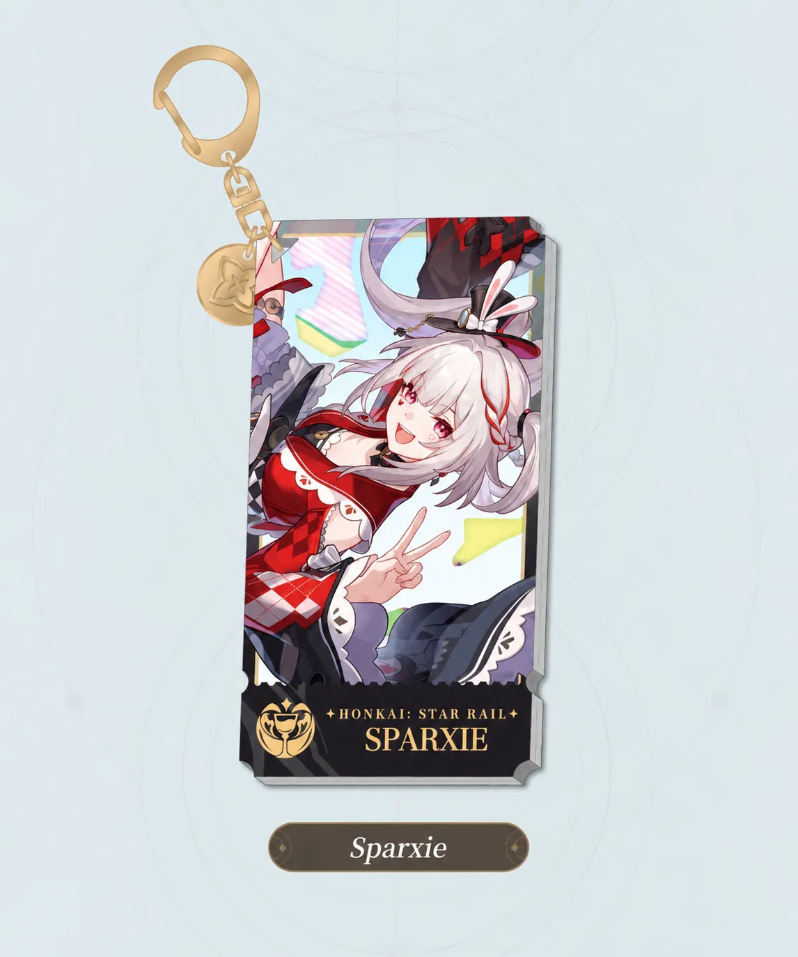 Sparxie Elation acrylic charm details