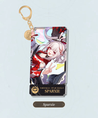 Sparxie Elation acrylic charm details