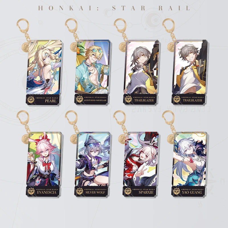 Honkai: Star Rail Character Artwork Series Elation Acrylic Charms collection